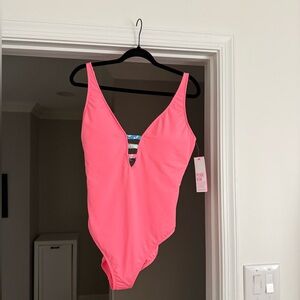 NWT Lilly Pulitzer Swim - Jaspen one-piece, Coral - size 14